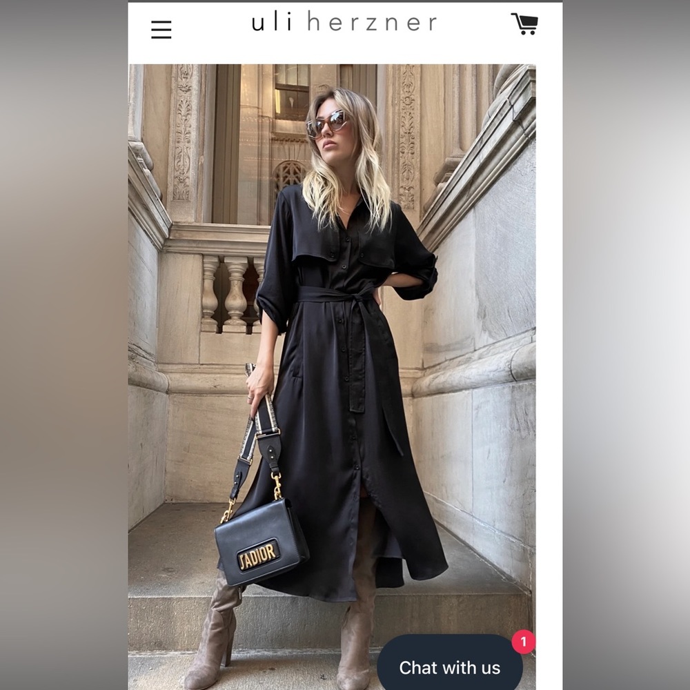 Uli by Uli Herzner Heathrow dress in camel/khaki - NEVER BEEN Worn!